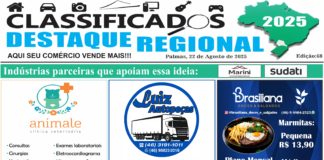 CLASSIFICADOS DESTAQUE REGIONAL 22/08