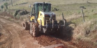 Administração Municipal segue com melhorias nas estradas rurais