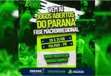 Palmas recebe mais de 1.400 atletas nos Jogos Abertos do Paraná neste final de semana