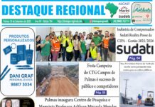 CAPA JORNAL DESTAQUE REGIONAL 19/09