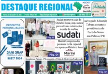 CAPA JORNAL DESTAQUE REGIONAL 31/10