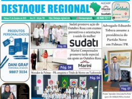 CAPA JORNAL DESTAQUE REGIONAL 31/10