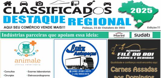 CLASSIFICADOS DESTAQUE REGIONAL 24/10