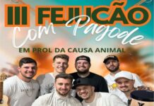 FEIJUCÃO COM PAGODE EM PROL DA CAUSA ANIMAL