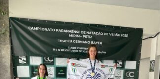 Nadadora palmense Luiza Langaro Spaniol conquista quatro medalhas no Campeonato Paranaense de Natação