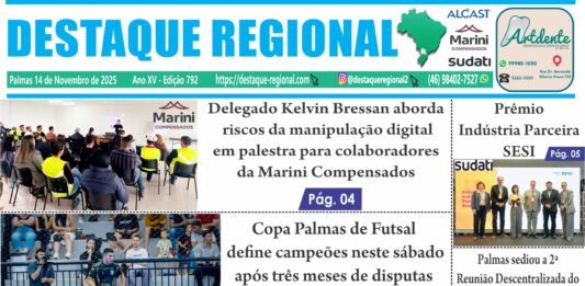 CAPA JORNAL DESTAQUE REGIONAL 14/11