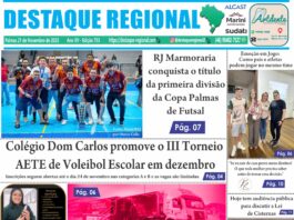 CAPA JORNAL DESTAQUE REGIONAL 21/11