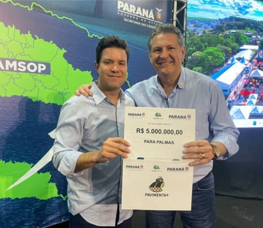 Palmas é contemplada com R$ 5 milhões para obras de recape asfáltico