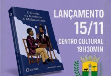PROFESSOR DO CURSO DE LETRAS CONVIDA PARA LANÇAMENTO DE LIVRO
