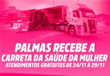 Palmas recebe Carreta do Paraná Rosa no Parque de Exposições Pé Vermelho; abertura oficial será na segunda (24), às 14h