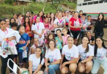 Treino Solidário realizou nova etapa com palestras, caminhada e distribuição de kits no bairro Pitanga