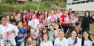 Treino Solidário realizou nova etapa com palestras, caminhada e distribuição de kits no bairro Pitanga