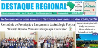 CAPA JORNAL DESTAQUE REGIONAL 19/12