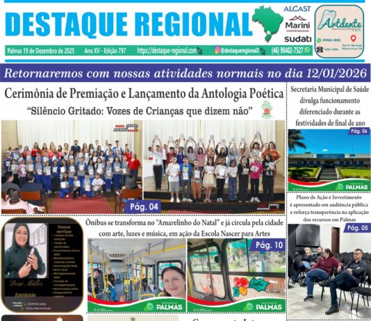 CAPA JORNAL DESTAQUE REGIONAL 19/12