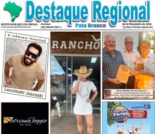 JORNAL DESTAQUE REGIONAL PATO BRANCO