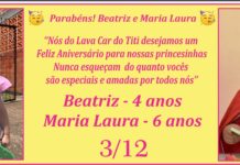 Parabéns! Beatriz e Maria Laura