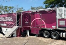 Palmas lidera atendimento regional com 1.850 exames e consultas na Carreta da Mulher