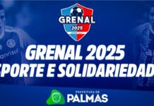 Grenal 2025 promove solidariedade e integração no Estádio Municipal de Palmas