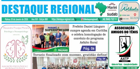 CAPA JORNAL DESTAQUE REGIONAL 30/01