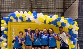 Equipe palmense Gold voleibol esteve participando do I torneio Alpha Vôlei