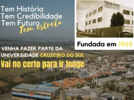 VENHA FAZER PARTE DA UNIVERSIDADE CRUZEIRO DO SUL