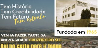 VENHA FAZER PARTE DA UNIVERSIDADE CRUZEIRO DO SUL