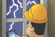 Proteja-se contra raios em ambientes externos