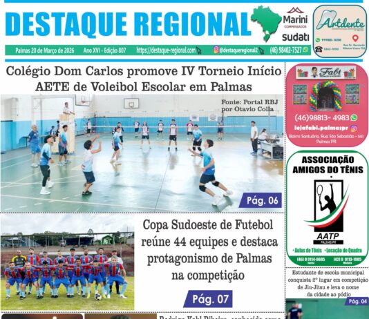 CAPA JORNAL DESTAQUE REGIONAL 20/03