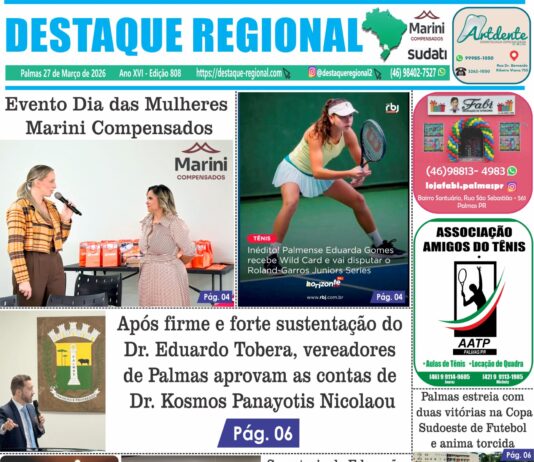 CAPA JORNAL DESTAQUE REGIONAL 27/03