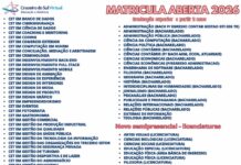 MATRICULA ABERTA 2026