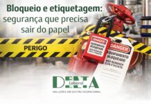 Bloqueio e etiquetagem: segurança que precisa sair do papel
