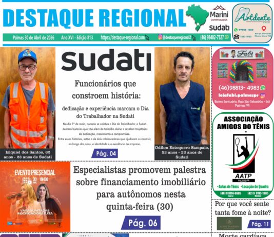 CAPA JORNAL DESTAQUE REGIONAL 30/04