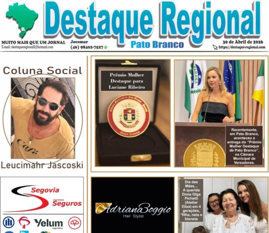 JORNAL DESTAQUE REGIONAL PATO BRANCO