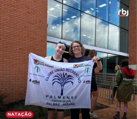 A natação de Palmas, no sul do Paraná, vive um momento de crescimento e reconhecimento