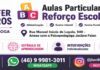 AULAS PARTICULARES- REFORÇO ESCOLAR