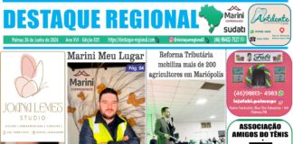 CAPA JORNAL DESTAQUE REGIONAL 26/06