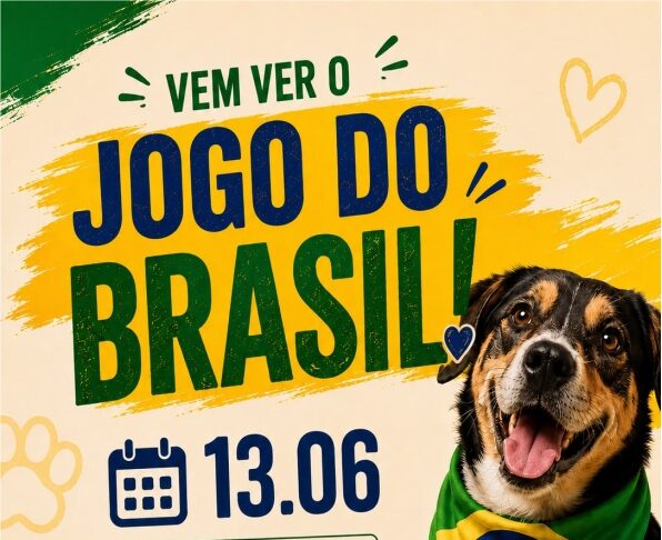 VEM VER O JOGO DO BRASIL!
