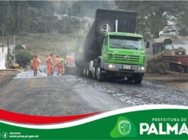 Palmas vive um dos maiores canteiros de obras da sua história com ampliação da pavimentação asfáltica