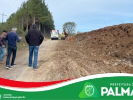 Após 147 anos de história, Palmas inicia seu primeiro grande projeto de asfaltamento rural