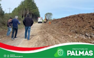 Após 147 anos de história, Palmas inicia seu primeiro grande projeto de asfaltamento rural