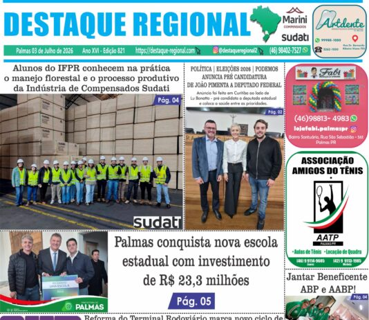 CAPA JORNAL DESTAQUE REGIONAL 03/07