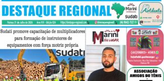 CAPA JORNAL DESTAQUE REGIONAL 31/07