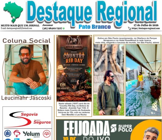JORNAL DESTAQUE REGIONAL PATO BRANCO