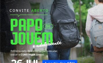 CONVITE ESPECIAL À JUVENTUDE DE PALMAS E REGIÃO!