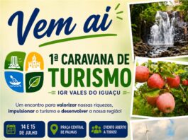Caravana de Turismo é transferida para os dias 14 e 15 de julho em Palmas