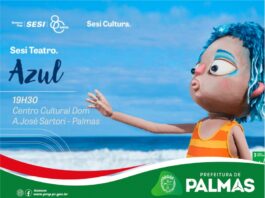 SESI Teatro apresenta o emocionante espetáculo “Azul” neste domingo (5) em Palmas