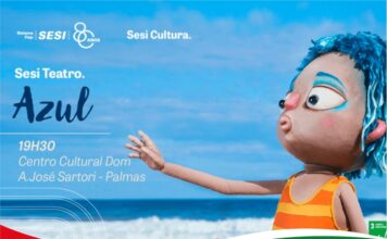 SESI Teatro apresenta o emocionante espetáculo “Azul” neste domingo (5) em Palmas