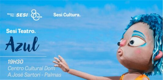 SESI Teatro apresenta o emocionante espetáculo “Azul” neste domingo (5) em Palmas