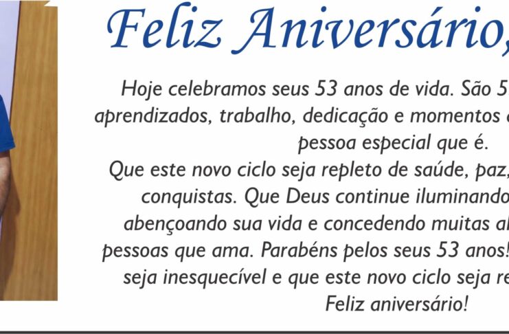 Feliz Aniversário, Paulo!