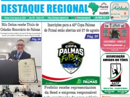 CAPA JORNAL DESTAQUE REGIONAL 14/08